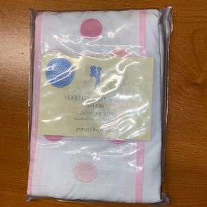 Pottery Barn kids Isabelle polka dot sham